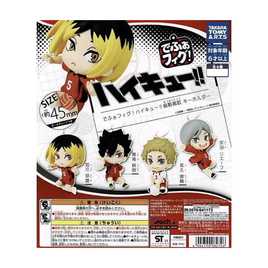 Haikyu Nekoma High School deformed figure gashapon officiel
