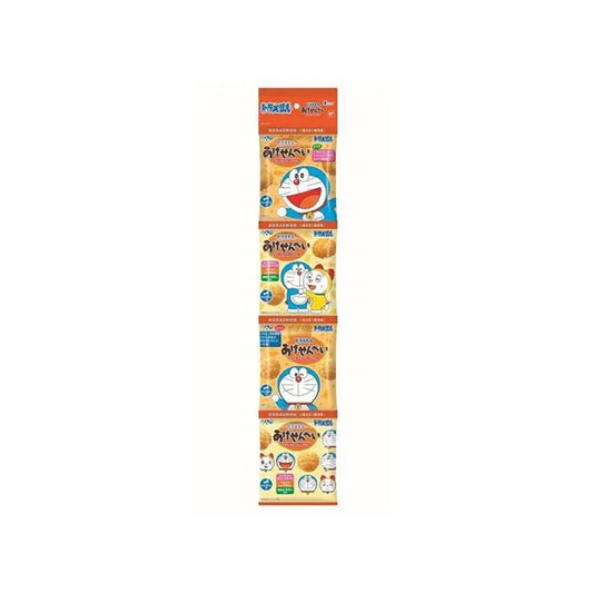 Sachet de biscuits de riz frits japonais traditionnels Doraemon Age-Senbei à la sauce soja