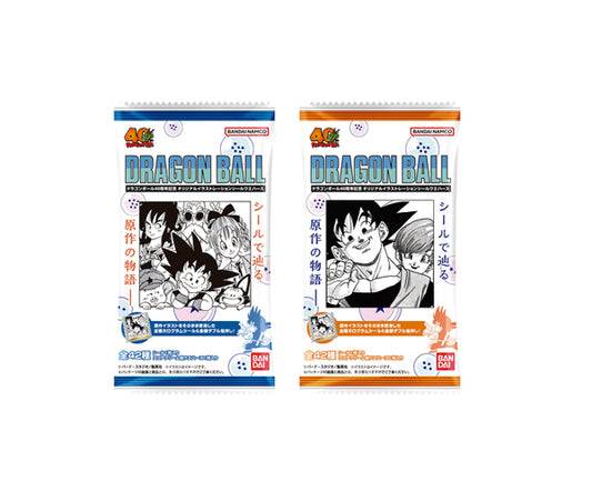 Dragon Ball 40th Anniversary – Gaufrette chocolat japonaise avec sticker holographique collector