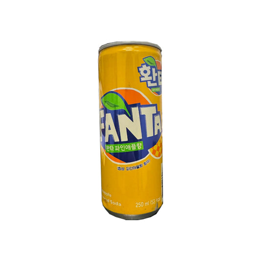 Fanta Pineapple – Boisson Gazeuse Coréenne à l'Ananas - 250ML