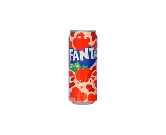 Boisson gazeuse japonaise Fanta Pomme Rouge 500ml – soda fruité japonais