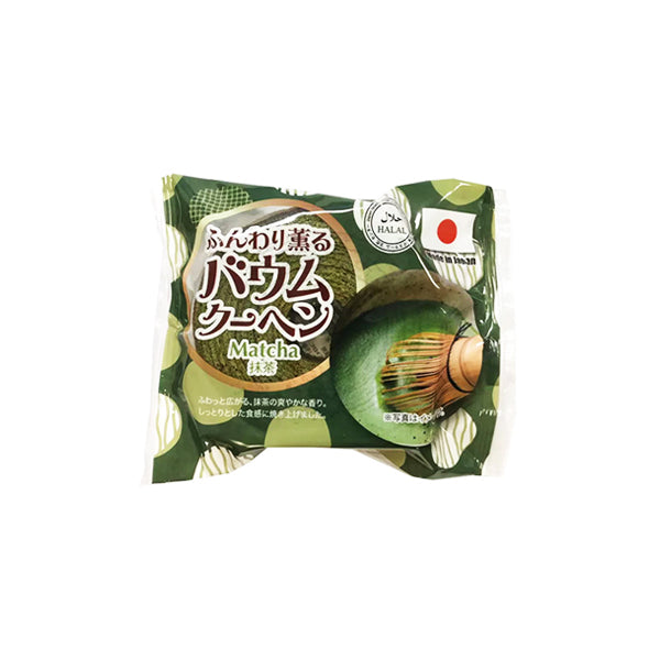 Gâteau japonais Baumkuchen individuel au thé vert matcha Taiyo Foods