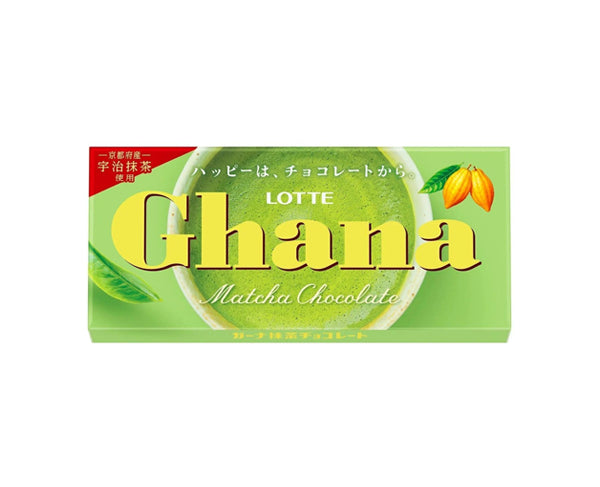 Lotte GHANA Matcha 45 g 🍫🍵 – chocolat au thé vert du Japon
