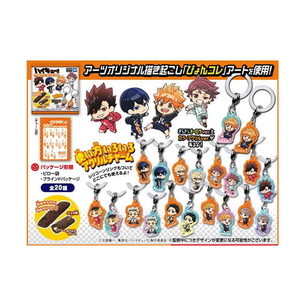 Snack Haikyu!! avec charm aléatoire à collectionner et biscuit crème cacao 14g.