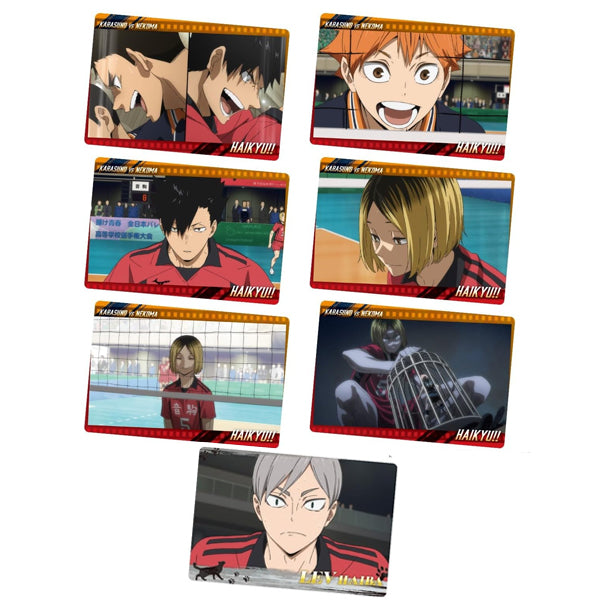 Gaufrette Chocolat HAIKYU!! #6 + 1 Carte Métallisée