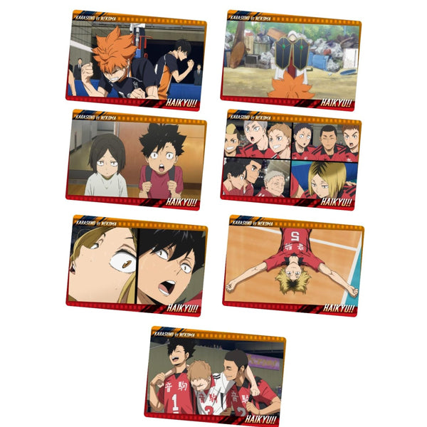 Gaufrette Chocolat HAIKYU!! #6 + 1 Carte Métallisée