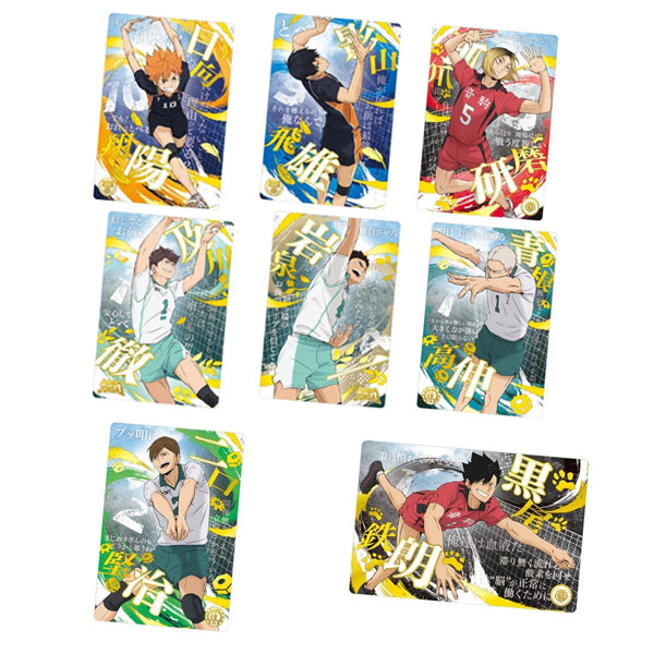 Gaufrette Chocolat HAIKYU!! #6 + 1 Carte Métallisée
