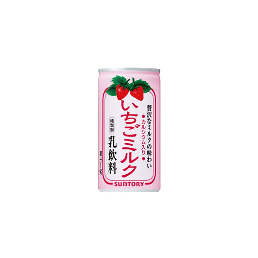 Canette de lait à la fraise japonais Suntory Ichigo Milk 190ml.