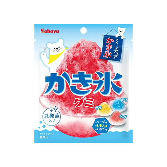 KABAYA Kakigoori - Shaved Ice Gummy - Bonbons gélifiés japonais glace pilée 50G