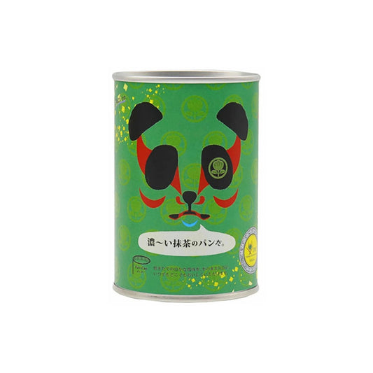 Pain en conserve japonais Kabuki Panda saveur thé vert matcha intense 100g.
