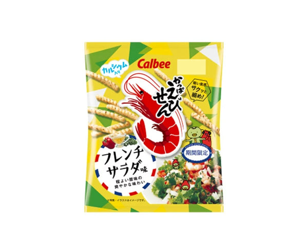 Chips Kappa Ebisen French Salad Calbee – Sachet 64g saveur crevette et légumes japonais

