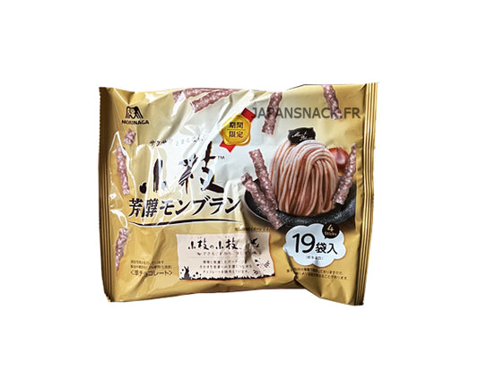 Morinaga Koeda Kohoubi Mont Blanc 100 g – chocolat châtaigne (19 sachets)