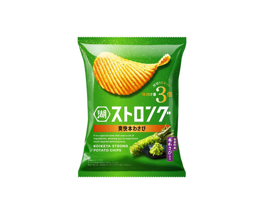 Koikeya Strong Real Wasabi 52g – chips japonaises au wasabi intense