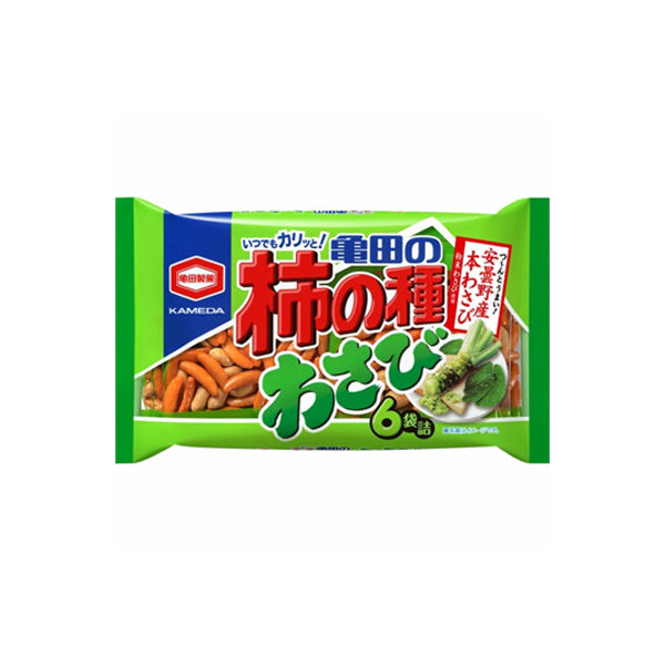 Kameda no Kakinotane Wasabi – Crackers Japonais Riz & Cacahuètes (164g)
