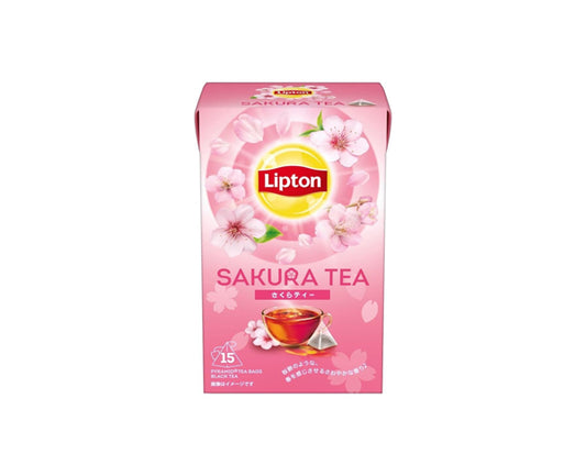 Thé Lipton Sakura – Sachets pyramide aux fleurs de cerisier – Boisson japonaise