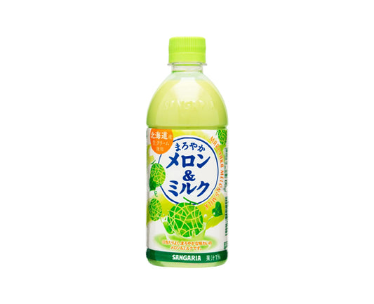 Bouteille de boisson japonaise Maroyaka Melon & Milk Sangaria 500ml
