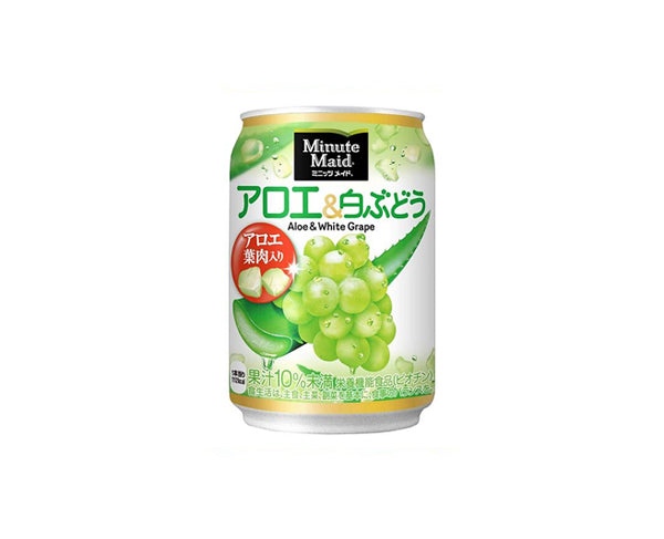 Minute Maid Aloe & White Grape 280 ml 🍇 – boisson raisin & aloe (Japon)