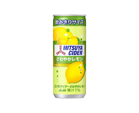 Canette Mitsuya Cider Sawayaka Lemon – Boisson gazeuse au citron du Japon