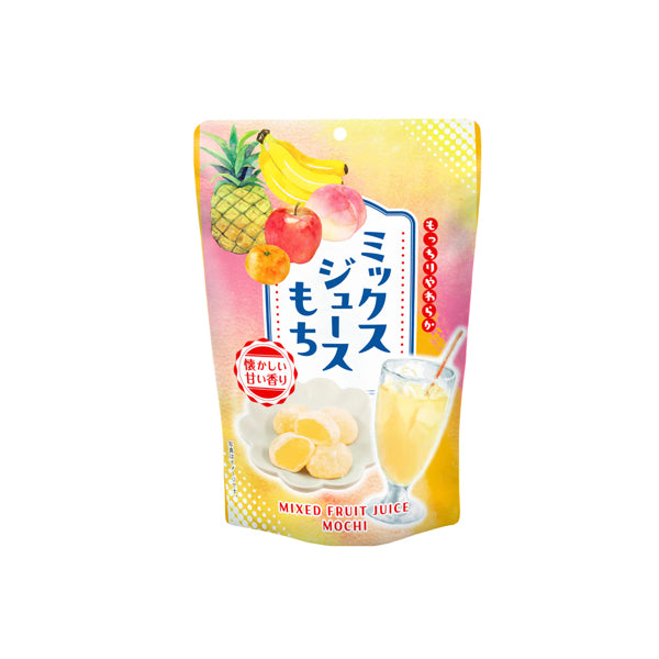 Sachets de mochis japonais individuels Seiki Mix Fruit Juice à la mandarine et à la banane