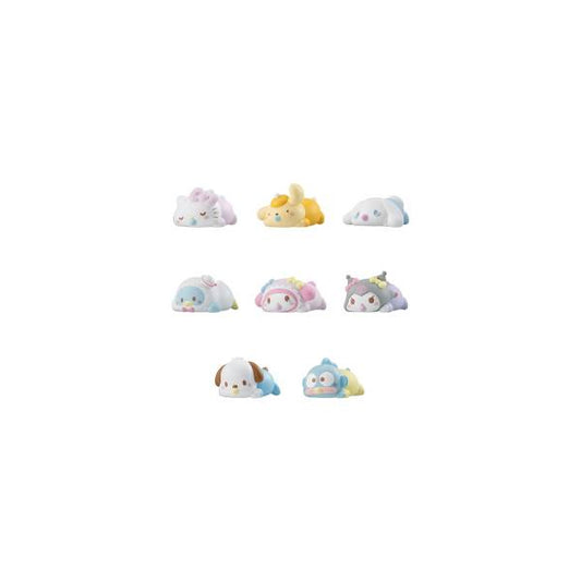 Boîtes surprises de mini figurines rondes japonaises Bandai Mochi-Kororin Sanrio Characters série 2