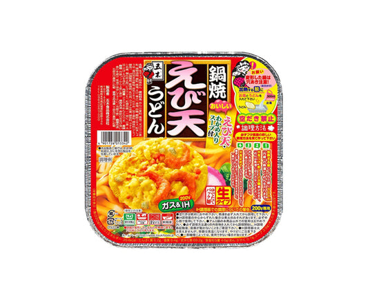 Nouilles udon japonaises Nabeyaki Ebi-Ten en cup avec tempura de crevettes – 220g

