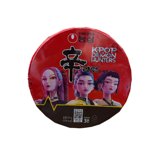 Shin Ramen Big Cup Kpop Demon Hunter 114 g – ramen coréen épicé