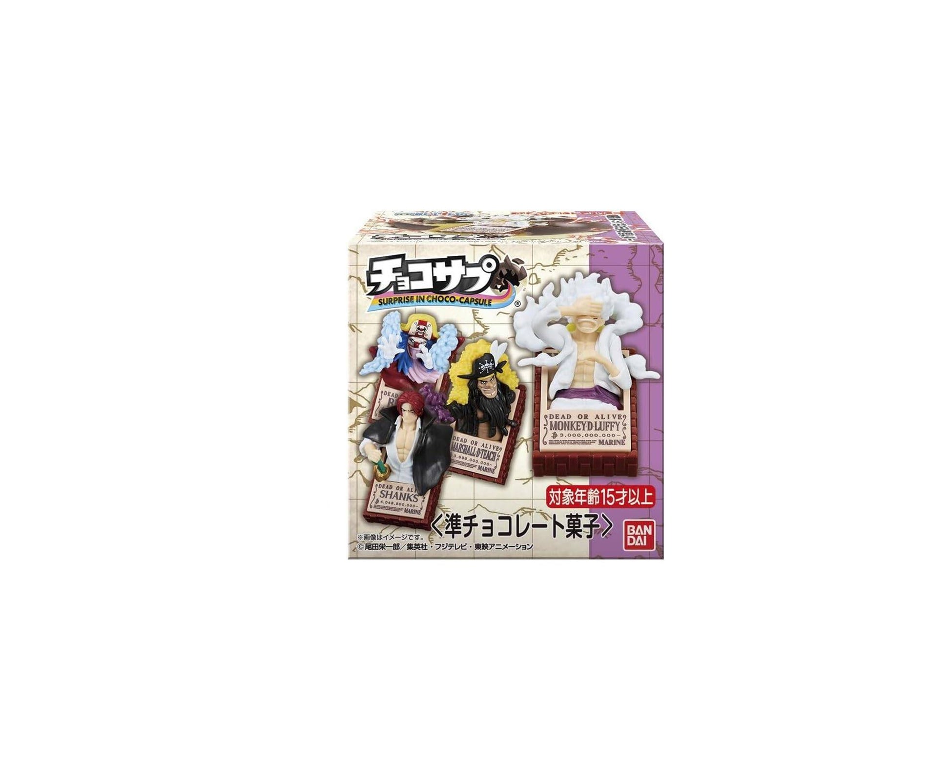 One Piece Surprise in Choco Capsule 20g – chocolat japonais avec figurine surprise