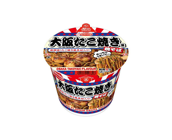 Osaka Takoyaki Cup Yakisoba 143 g 🍝🐙 – nouilles Acecook