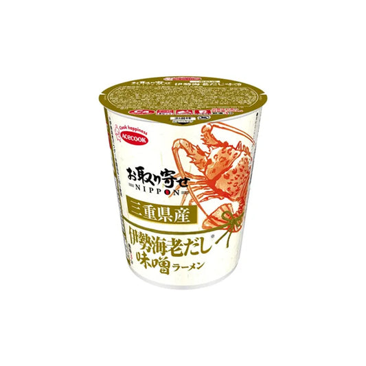 Ramen japonais en cup Ace Cook Otoriyose Nippon saveur miso et langouste d'Ise.