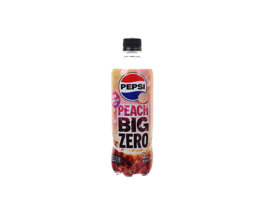 Pepsi Big Zero White Peach 600 ml 🍑 – soda japonais sans sucre