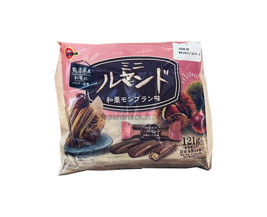 Bourbon Petit Bite Rumando Waguri 121 g – chocolats châtaigne