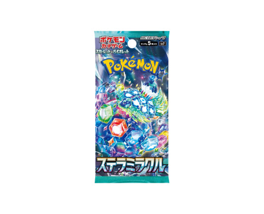 Booster Pokémon Japonais Stellar Miracle sv7 – 5 cartes officielles – Série TCG