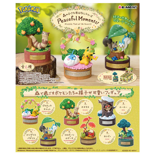 Diorama miniature Pokemon Peaceful Moments Little Tales of the Forest par Re-Ment