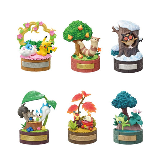 Diorama miniature Pokemon Peaceful Moments Little Tales of the Forest par Re-Ment