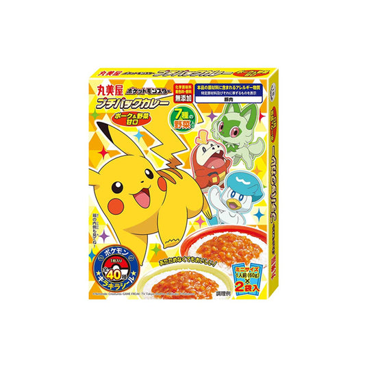 Pokemon Instant Curry Pork & Vegetable Mini – Plat Japonais - 120G