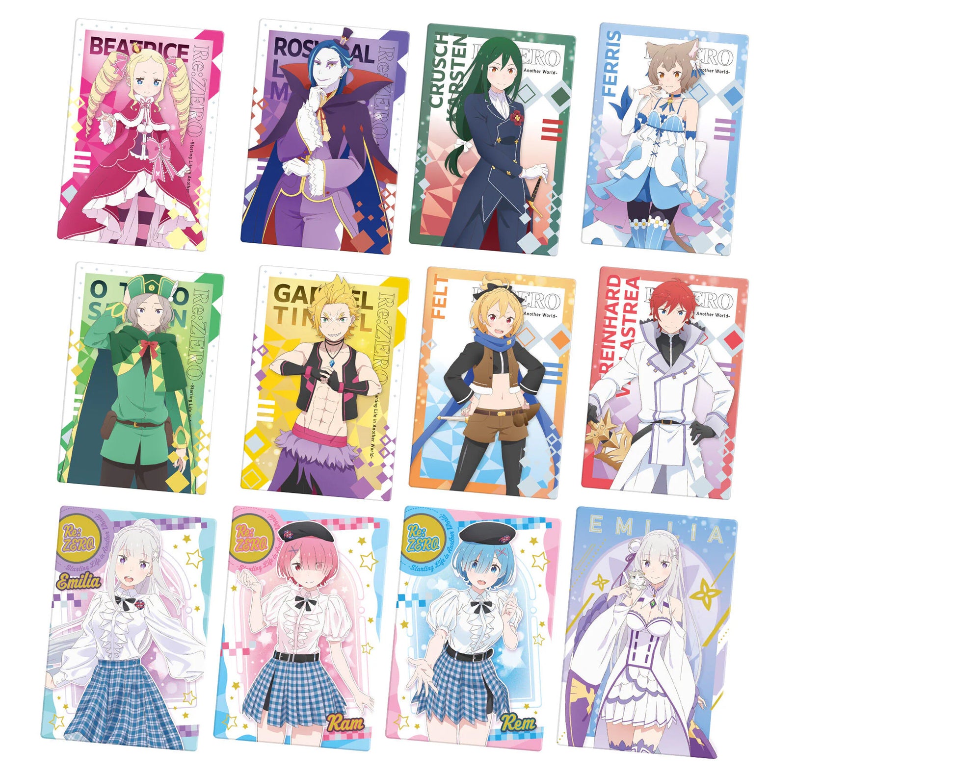 Gaufrette Re:ZERO #5 vanille + carte collector Bandai