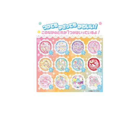 Sanrio candy avec badge XL pailleté collector – bonbons japonais 34 g