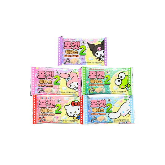Sanrio Characters Pocket Wafer – Gaufrette Coréenne Kawaii - 16.6G