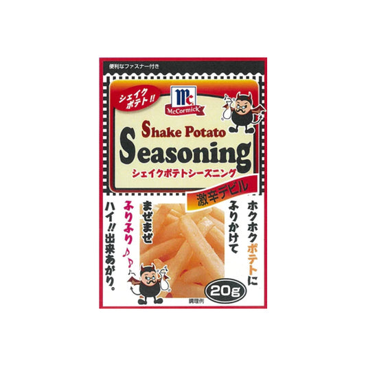 Sachet d'assaisonnement japonais piquant Shake Potato Mad Hot Devil pour frites.