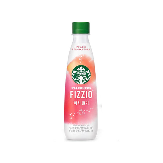 Starbucks Fizzio White Peach Strawberry – Boisson Pétillante - 400ML