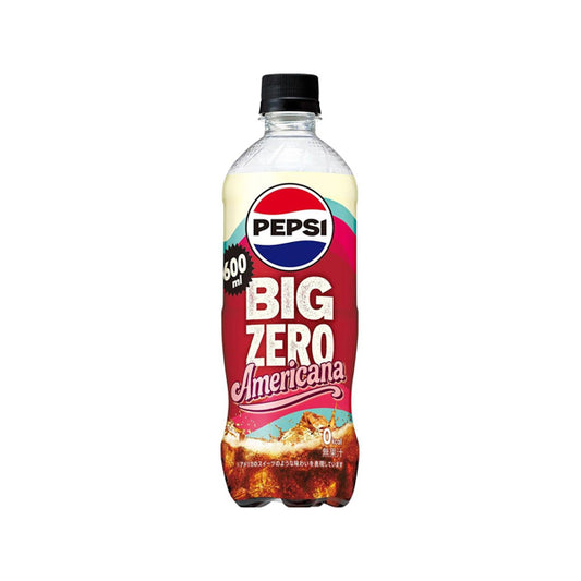 ANTI GASPI Pepsi Big Zero Americana - Beery & Vanilla - Cola japonais zéro sucre vanille et fruits rouges - 600ML