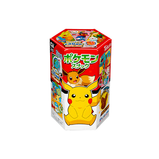 Snack japonais chocolat en forme de Pikachu avec sticker – 23g