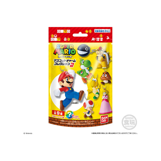 Super Mario Charm Collection 2 – breloque Mario + chewing-gum soda Bandai