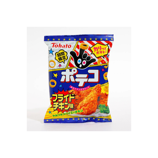 TOHATO Poteco - Fried Chicken - Snacks japonais au poulet frit 51G