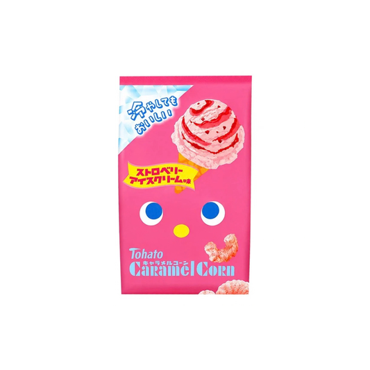 TOHATO Caramel Corn Strawberry Ice Cream 