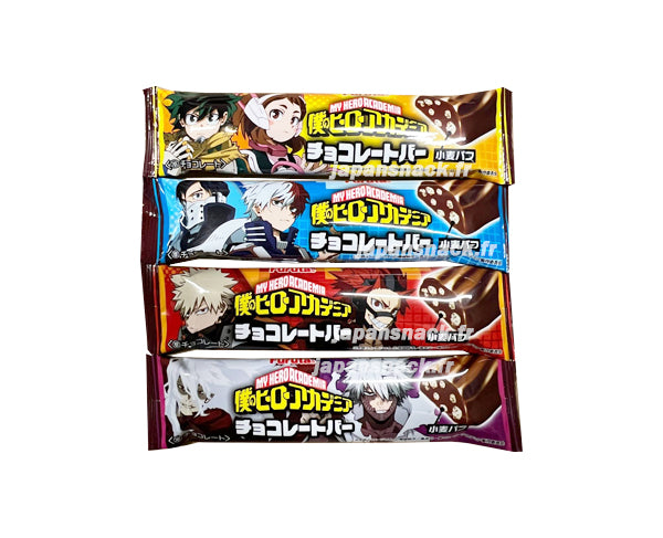 Barres de Chocolat Crunchy My Hero Academia 4pcs