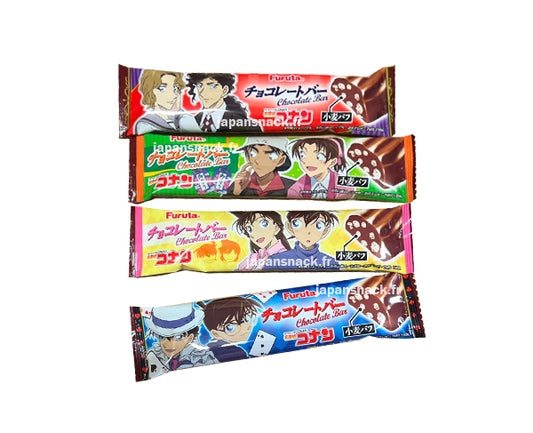 Barres de Chocolat Crunchy Detective Conan 4pcs