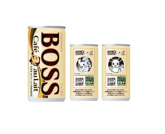 Café Japonais Boss Café au Lait  x Pokémon - 185ML