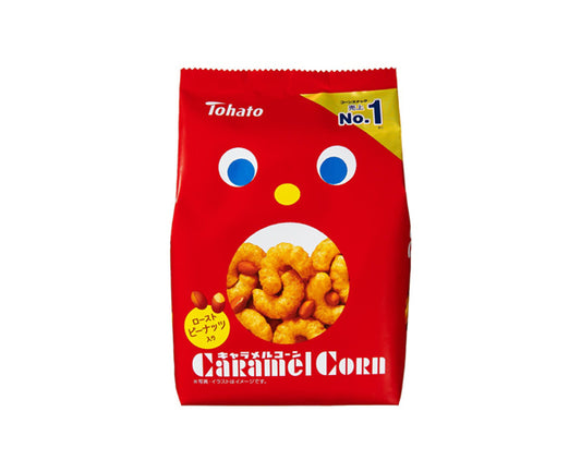 Caramel Corn Original Tohato – Snack japonais sucré au caramel et cacahuètes 70g