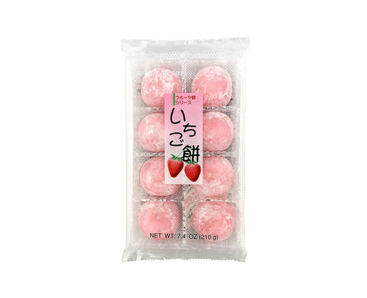 Mochi Japonais à la Fraise Kubota, 8 pièces, dessert traditionnel japonais